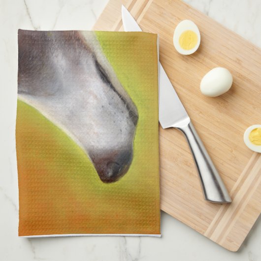 Linge De Cuisine Bouche à gaz (A96) (Quart Plié)