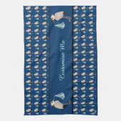 Linge De Cuisine Bouche classique (bleu) 1 (Vertical)
