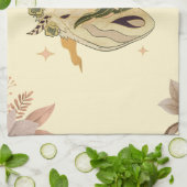 Linge De Cuisine Bouche Fae Beige, Oeuvre Graphique Mystique (Plié)