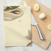 Linge De Cuisine Bouche Fae Beige, Oeuvre Graphique Mystique (Quart Plié)