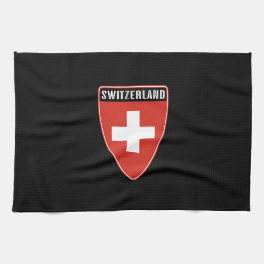 Linge De Cuisine Bouclier suisse (Horizontal)