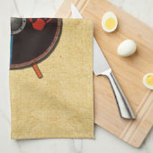 Linge De Cuisine Bouclier viking et axes (Quart Plié)