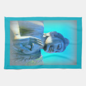 Linge De Cuisine bouddha bleu (Horizontal)