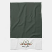 Linge De Cuisine Boughs de Noël Monogram (Vertical)