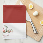 Linge De Cuisine Boughs de Noël Monogram (Quart Plié)