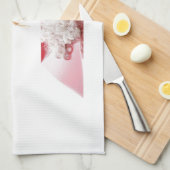 Linge De Cuisine Bougie et coeurs (Quart Plié)