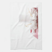 Linge De Cuisine Bougie et coeurs (Vertical)