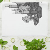 Linge De Cuisine Bougies (Plié)