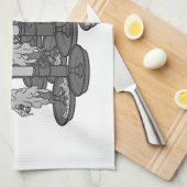 Linge De Cuisine Bougies (Quart Plié)