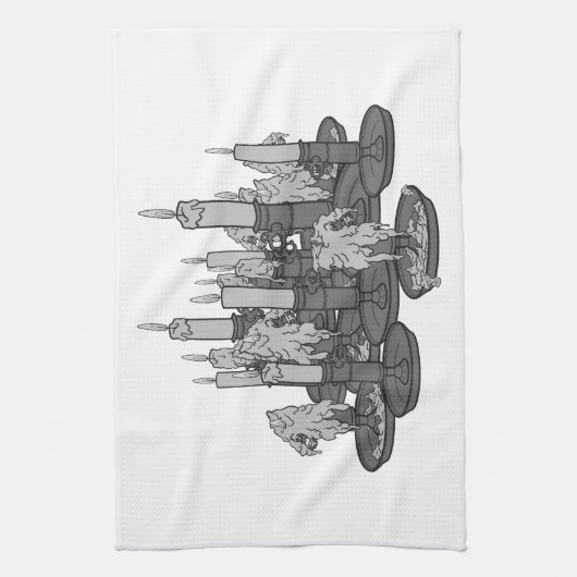 Linge De Cuisine Bougies (Vertical)