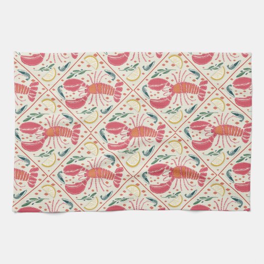 Linge De Cuisine Bouillon de fruits de mer de Coastal Catch (Horizontal)