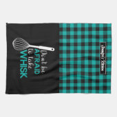 Linge De Cuisine Boulangerie de cuisson amusant prendre Whisk Plaid (Horizontal)