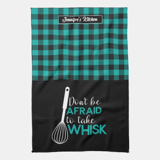 Linge De Cuisine Boulangerie de cuisson amusant prendre Whisk Plaid (Vertical)