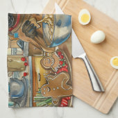 Linge De Cuisine Boulangerie de Noël belge Malinoi (Quart Plié)