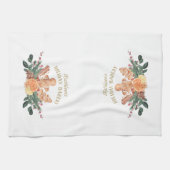 Linge De Cuisine Boulangerie de Noël Gingembre (Horizontal)