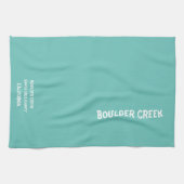 Linge De Cuisine Boulder Creek Père Noël Cruz County Californie (Horizontal)