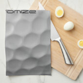 Linge De Cuisine Boule de golf avec texte personnalisé (Quart Plié)