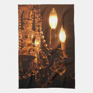 Linge De Cuisine Boule de lustre Shabby Bling 2 MAIN Or