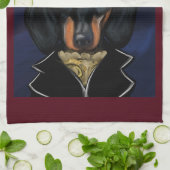 Linge De Cuisine Bouledogue allemand nain, plus communément appelé  (Plié)