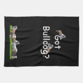 Linge De Cuisine Bouledogue anglais (Horizontal)