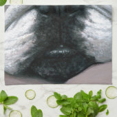 Linge De Cuisine Bouledogue de l'anglais du chien 118 (Plié)