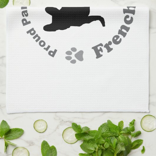 Linge De Cuisine Bouledogue français (Plié)