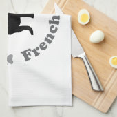 Linge De Cuisine Bouledogue français (Quart Plié)