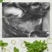 Linge De Cuisine Bouledogue français (Plié)