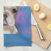 LINGE DE CUISINE BOULEDOGUE FRANÇAIS (Quart Plié)