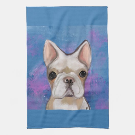 LINGE DE CUISINE BOULEDOGUE FRANÇAIS (Vertical)