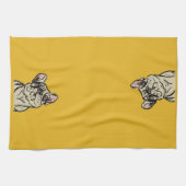 Linge De Cuisine Bouledogue français graffiti (Horizontal)
