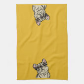 Linge De Cuisine Bouledogue français graffiti (Vertical)