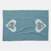 Linge De Cuisine Bouledogue Français Gris (Horizontal)
