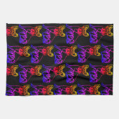 Linge De Cuisine Bouledogue français Néon Bouledogue français (Horizontal)