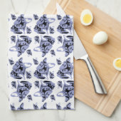 Linge De Cuisine Bouledogues français (Quart Plié)