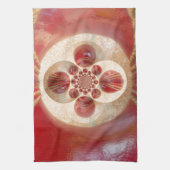 Linge De Cuisine Boules de cricket rouge Art Abstrait Design d'impr (Vertical)