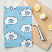 Linge De Cuisine Boules de pensée de café Mug (Quart Plié)