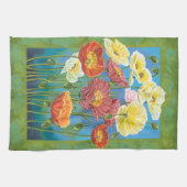 Linge De Cuisine Bouquet à la frontière I (Horizontal)