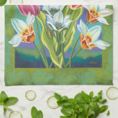 Linge De Cuisine Bouquet à la frontière III (Plié)