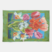 Linge De Cuisine Bouquet à la frontière III (Horizontal)