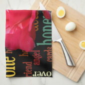 Linge De Cuisine Bouquet d'amour : Une expression sincère (Quart Plié)