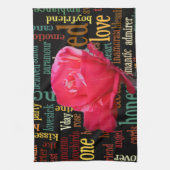 Linge De Cuisine Bouquet d'amour : Une expression sincère (Vertical)