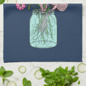 Linge De Cuisine Bouquet de fleurs cérébrales (Plié)