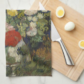 Linge De Cuisine Bouquet de fleurs dans un vase | Vincent van Gogh (Quart Plié)