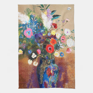 Linge De Cuisine Bouquet de fleurs par Odilon Redon