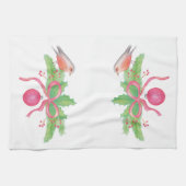 Linge De Cuisine Bouquet de Noël Watercolor (Horizontal)