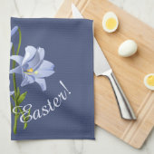 Linge De Cuisine Bouquet de Pâques Lily (Quart Plié)