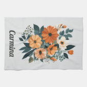 Linge De Cuisine Bouquet des fleurs d'automne (Horizontal)