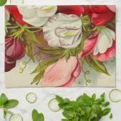 Linge De Cuisine Bouquet des fleurs de pois doux (Plié)