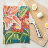 Linge De Cuisine Bouquet en frontière II (Quart Plié)